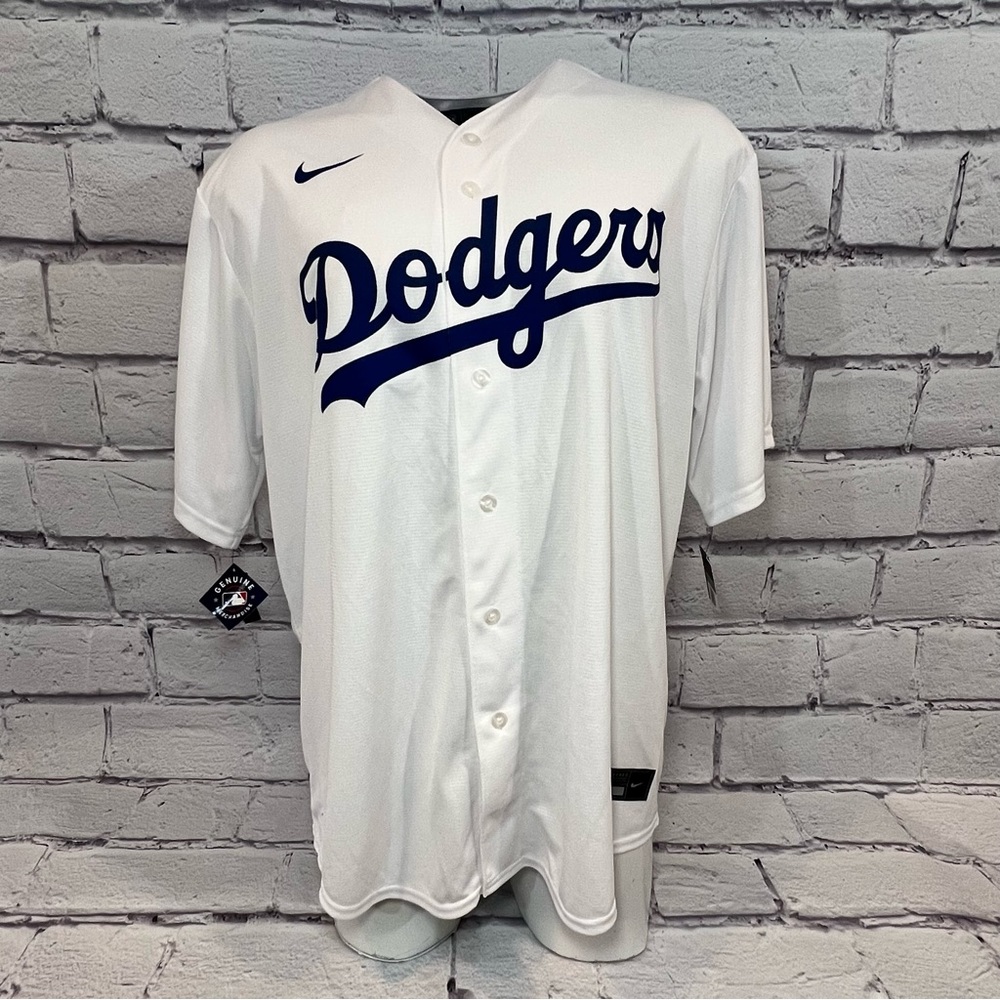 Nike Los Angeles Dodgers Baseball World Series White Jersey XL Stitched Ohtani